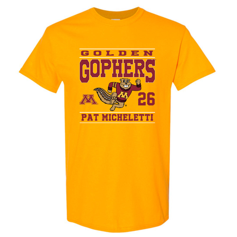 Minnesota - NCAA Men's Ice Hockey : Pat Micheletti - T-Shirt Classic Fashion Shersey
