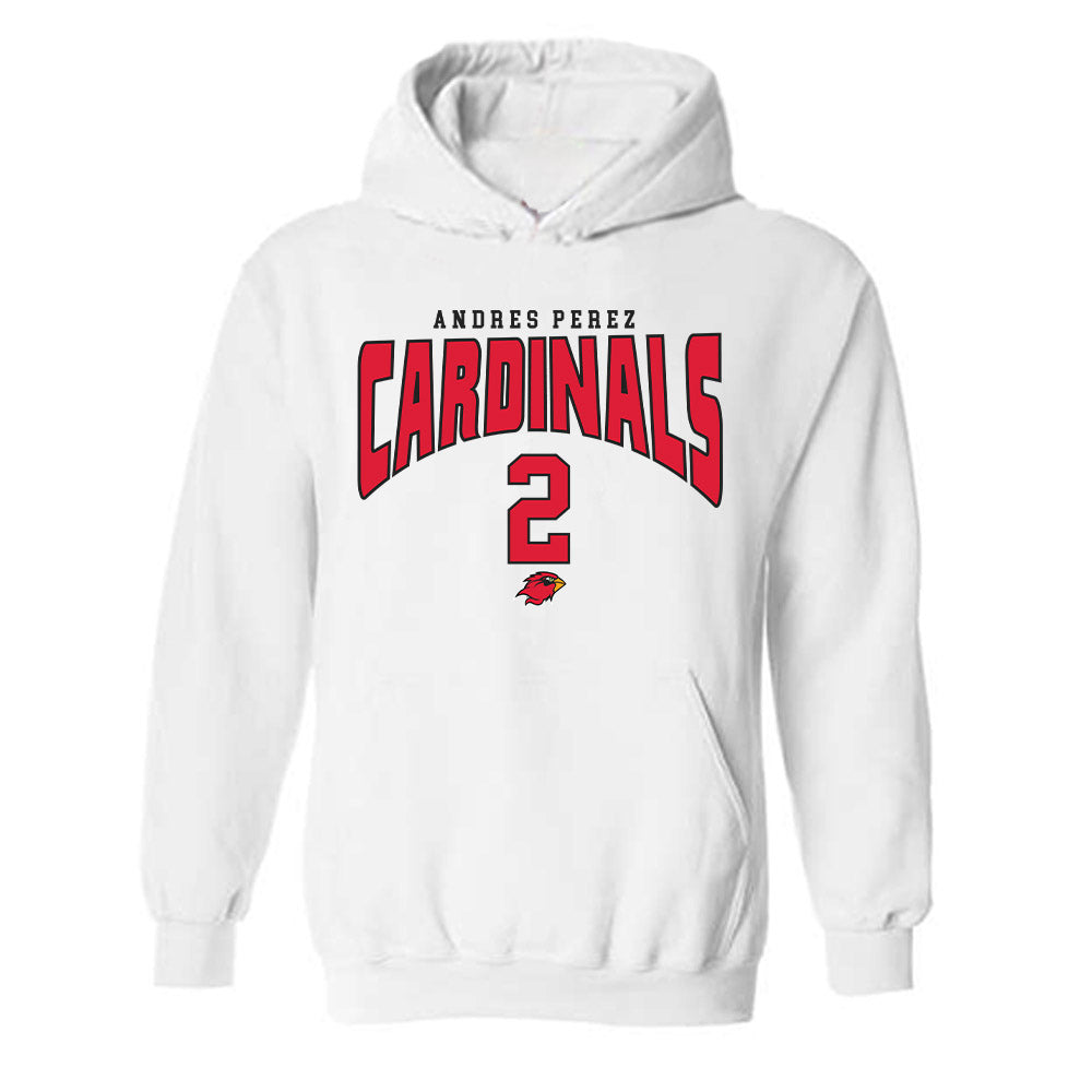 Lamar - NCAA Baseball : Andres Perez - Hooded Sweatshirt Classic Fashion Shersey