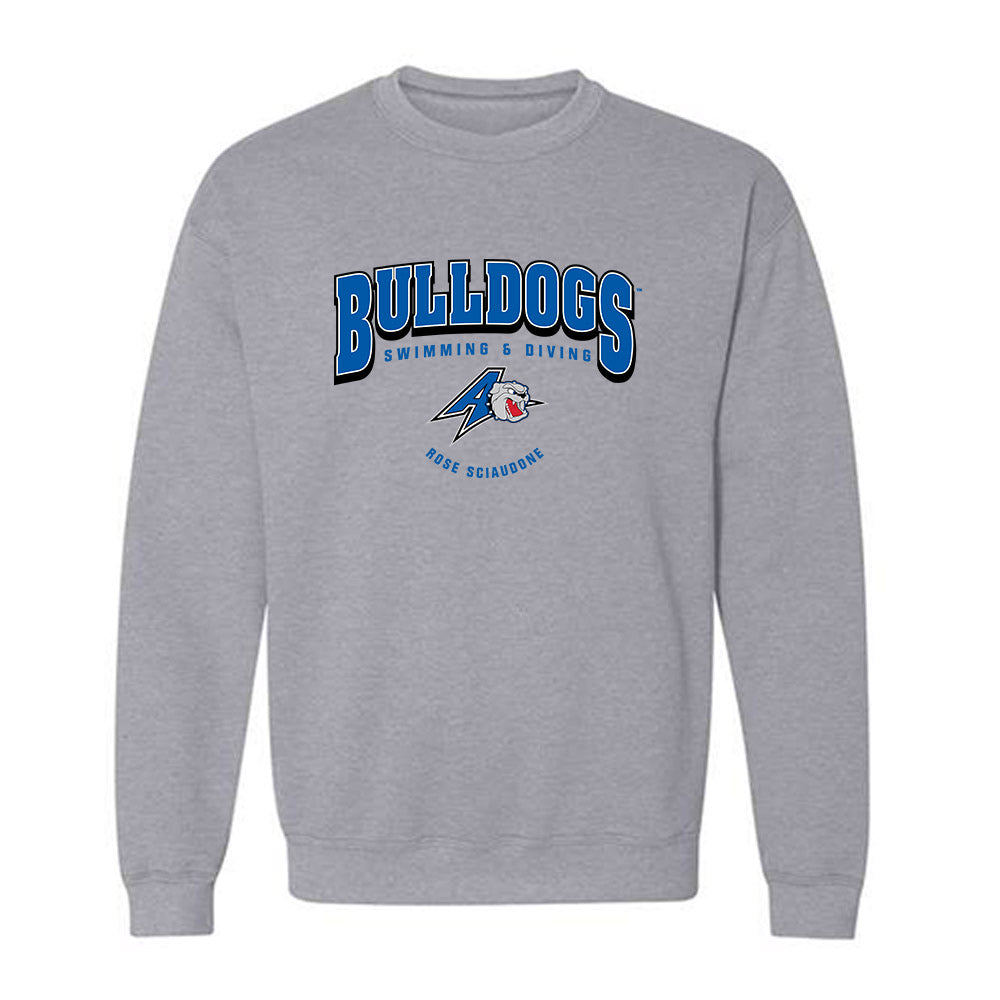 UNC Asheville - NCAA Women's Swimming & Diving : Rose Sciaudone - White Classic Sweatshirt