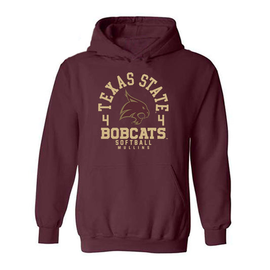 Texas State - NCAA Softball : Jessica Mullins - Hooded Sweatshirt Classic Fashion Shersey