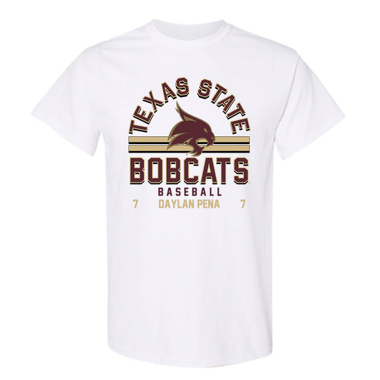 Texas State - NCAA Baseball : Daylan Pena - T-Shirt Classic Fashion Shersey