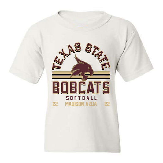 Texas State - NCAA Softball : Madison Azua - Youth T-Shirt Classic Fashion Shersey