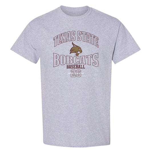 Texas State - NCAA Baseball : Jack Stroud - T-Shirt Classic Fashion Shersey