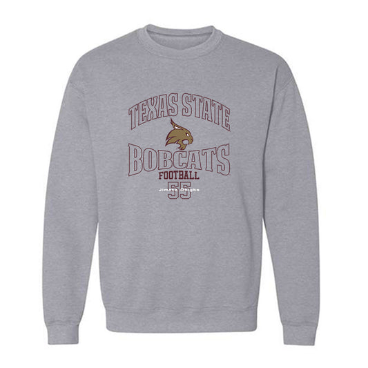 Texas State - NCAA Football : Jimeto Obigbo - Crewneck Sweatshirt Classic Fashion Shersey