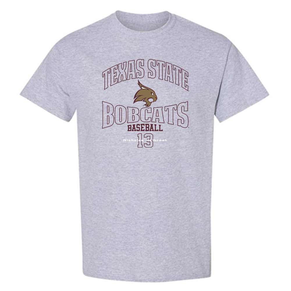 Texas State - NCAA Baseball : Nicholas Holbrook - T-Shirt Classic Fashion Shersey