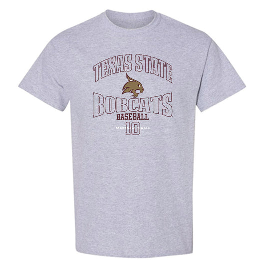 Texas State - NCAA Baseball : Matthew Tippie - T-Shirt Classic Fashion Shersey