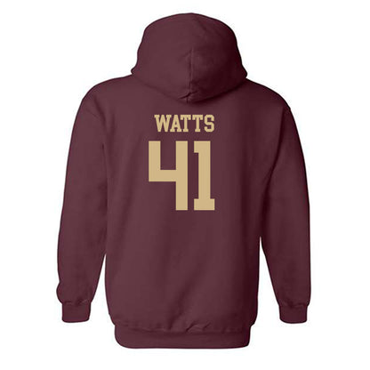 Texas State - NCAA Football : Kaden Watts - Hooded Sweatshirt Classic Shersey