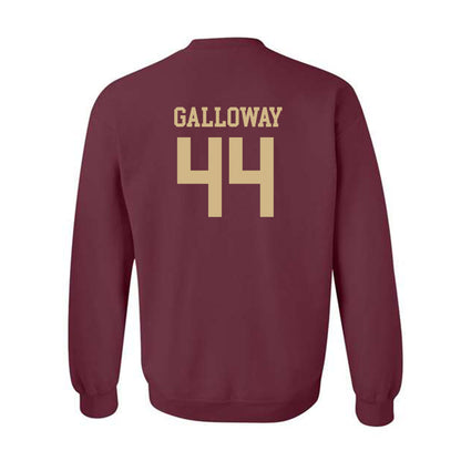 Texas State - NCAA Baseball : Rashawn Galloway - Crewneck Sweatshirt Classic Shersey