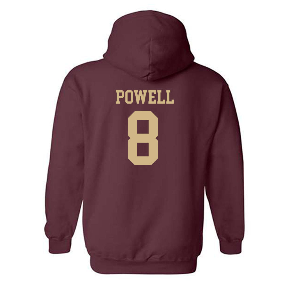 Texas State - NCAA Baseball : Davis Powell - Hooded Sweatshirt Classic Shersey