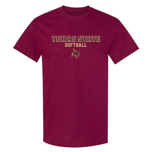 Texas State - NCAA Softball : Jessica Mullins - T-Shirt Classic Shersey
