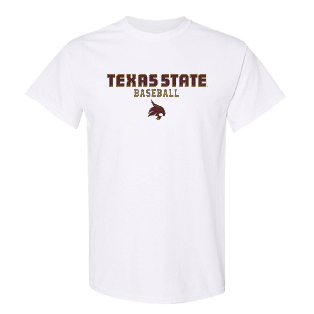 Texas State - NCAA Baseball : Cam Thompson - T-Shirt Generic Shersey