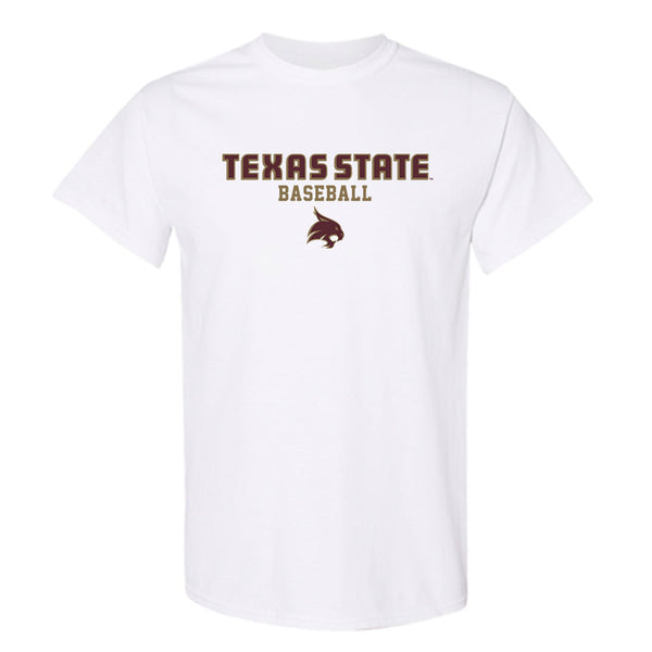 LASublimation Texas State - NCAA Baseball : Cam Thompson - Cream Baseball Jersey FullColor / Youth Extra Large