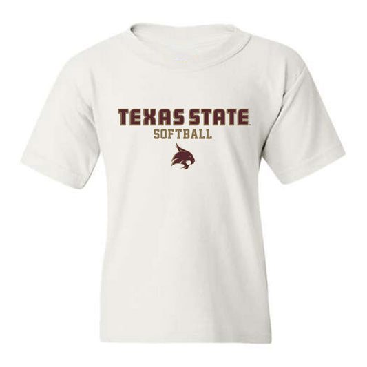 Texas State - NCAA Softball : Kamden Hutton - Youth T-Shirt Classic Shersey