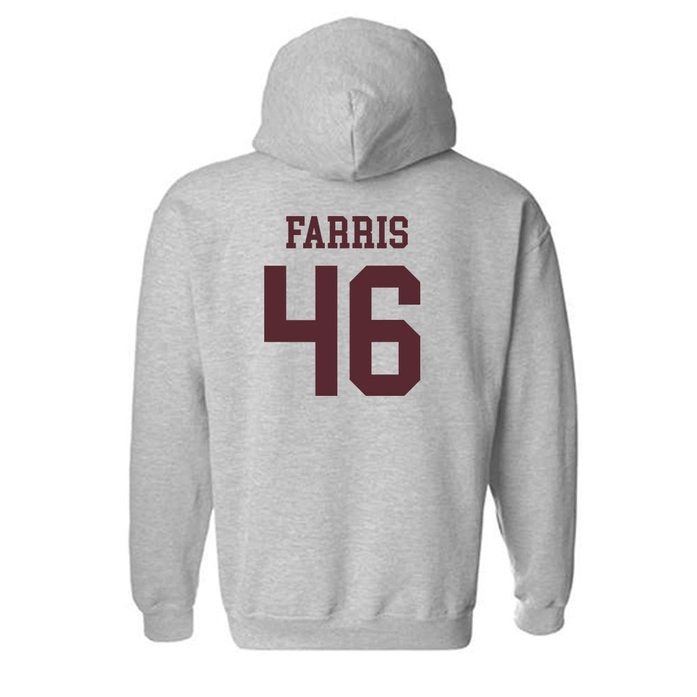 Texas State - NCAA Baseball : Ethan Farris - Hooded Sweatshirt Classic Shersey