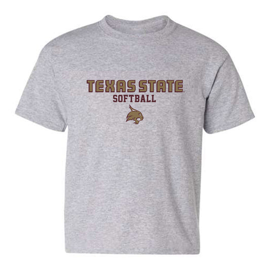 Texas State - NCAA Softball : Jessica Mullins - Youth T-Shirt Classic Shersey