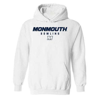 Monmouth - NCAA Women's Bowling : Siyah Sweeny - White Classic Shersey Hooded Sweatshirt