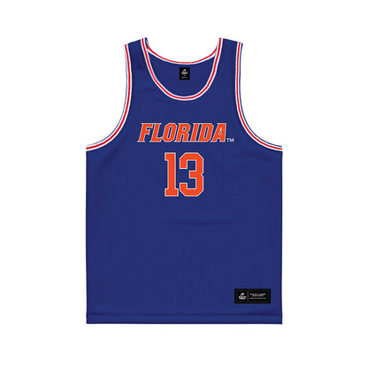 Florida - NCAA Women's Basketball : Floor Toonders - Basketball Jersey Royal