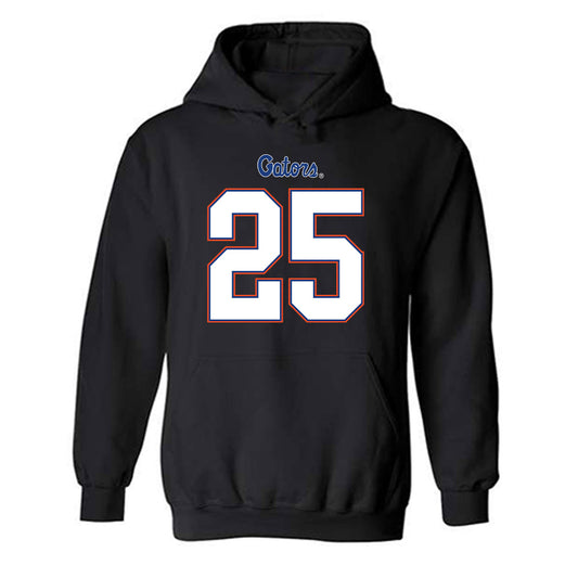 Florida - NCAA Football : Anthony Rubio - Black Replica Shersey Hooded Sweatshirt