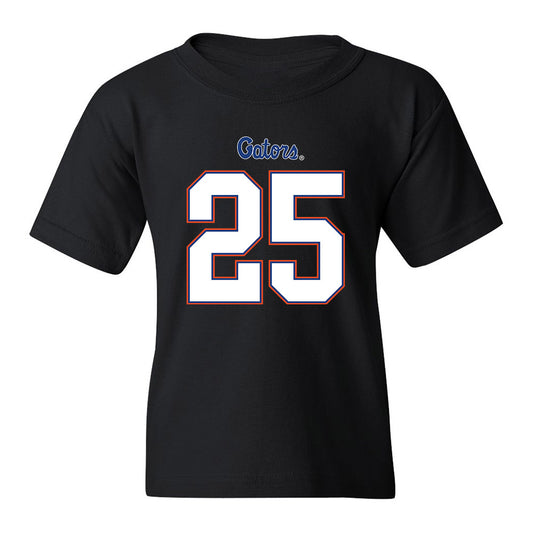 Florida - NCAA Football : Anthony Rubio - Black Replica Shersey Youth T-Shirt