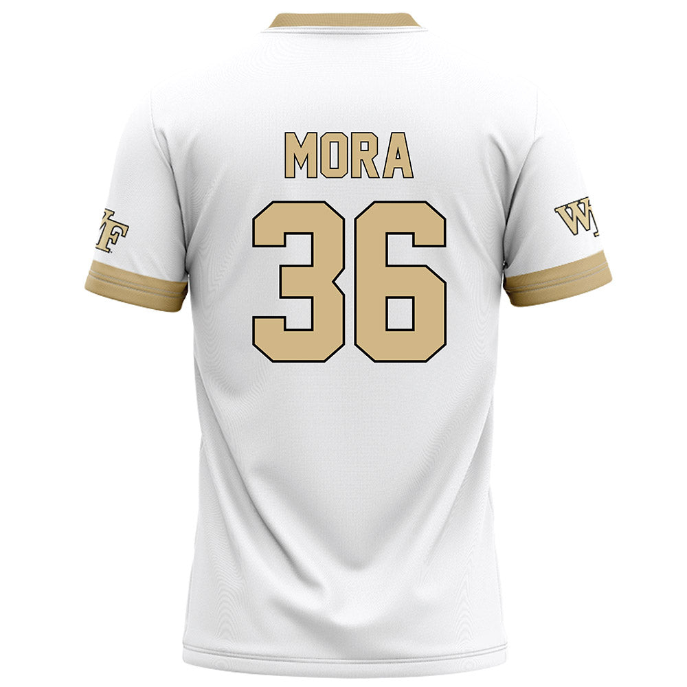 Wake Forest - NCAA Football : Ivan Mora - White Jersey