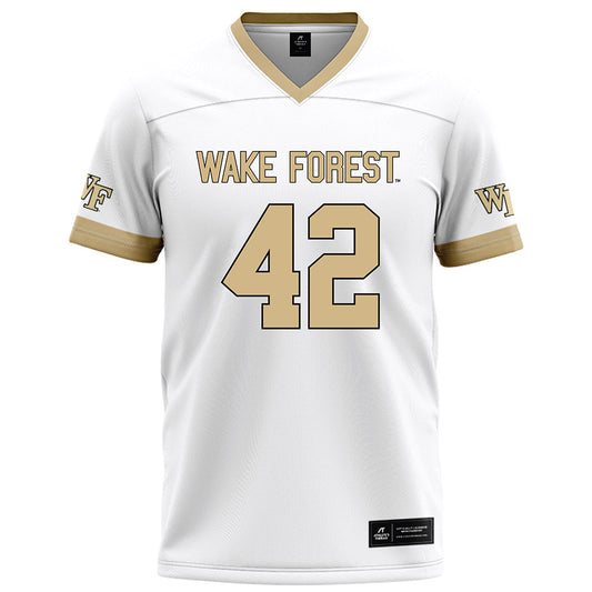 Wake Forest - NCAA Football : Tyler Walton - White Jersey