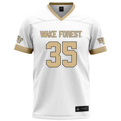 Wake Forest - NCAA Football : James Hillhouse - White Jersey