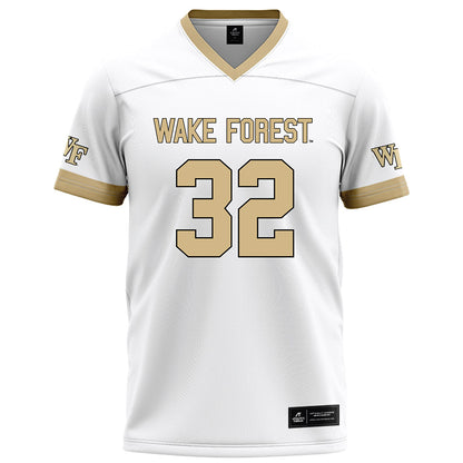 Wake Forest - NCAA Football : Will Cobb - White Jersey