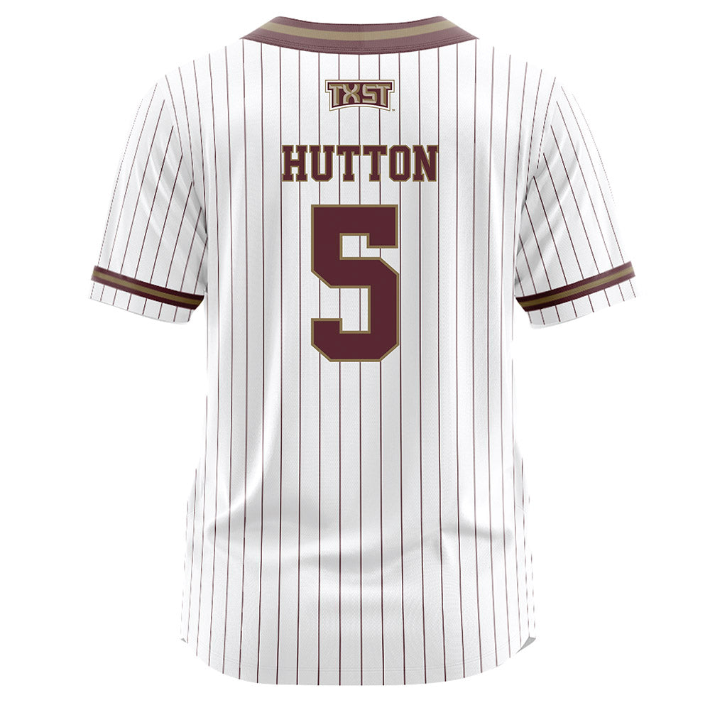 Texas State - NCAA Softball : Kamden Hutton - Baseball Jersey