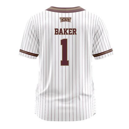Texas State - NCAA Softball : Emilee Baker - Softball Jersey Softball Jersey