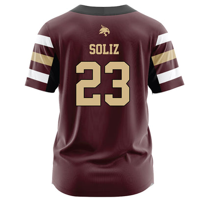 Texas State - NCAA Softball : Analisa Soliz - Baseball Jersey