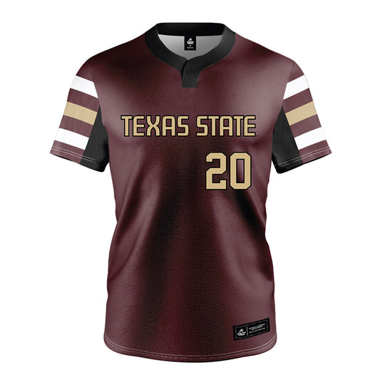 Texas State - NCAA Softball : Peyton Young - Replica Jersey Football Jersey