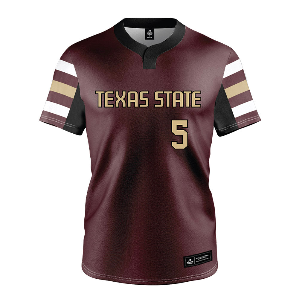 Texas State - NCAA Softball : Kamden Hutton - Baseball Jersey