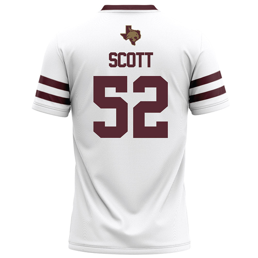 Texas State - NCAA Football : Trenton Scott - Football Jersey
