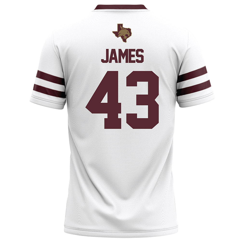 Texas State - NCAA Football : Michael James - Football Jersey
