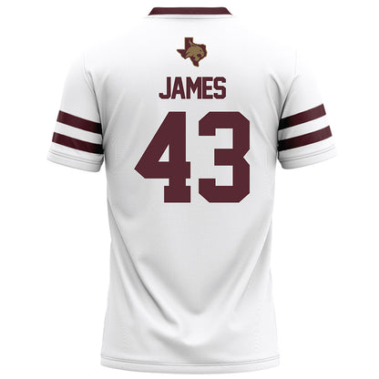 Texas State - NCAA Football : Michael James - Football Jersey