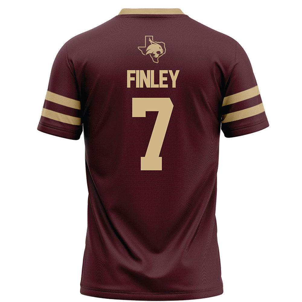 Texas State - NCAA Football : Tj Finley - Football Jersey