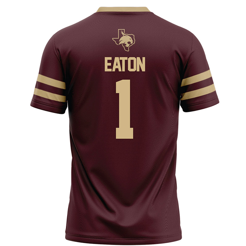 Texas State - NCAA Football : Joshua Eaton - Football Jersey