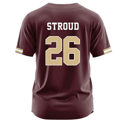 Texas State - NCAA Baseball : Jack Stroud - Baseball Jersey