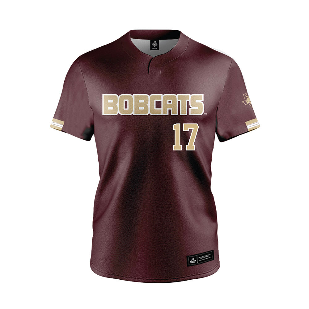 Texas State - NCAA Baseball : Rhett Mccaffety - Baseball Jersey