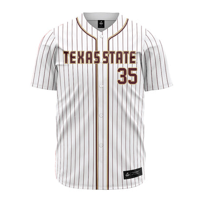 Texas State - NCAA Baseball : Colby Diaz - Baseball Jersey Baseball Jersey