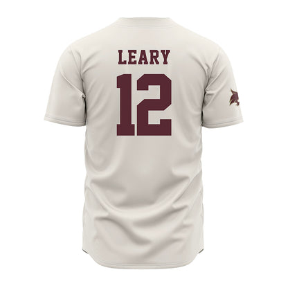 Texas State - NCAA Baseball : Ryan Leary - Cream Baseball Jersey