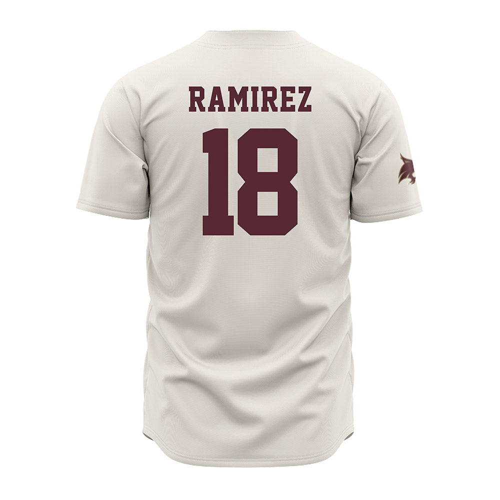 Texas State - NCAA Baseball : August Ramirez - Baseball Jersey