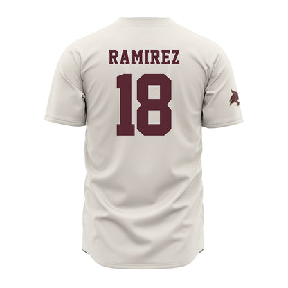Texas State - NCAA Baseball : August Ramirez - Baseball Jersey