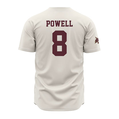Texas State - NCAA Baseball : Davis Powell - Baseball Jersey