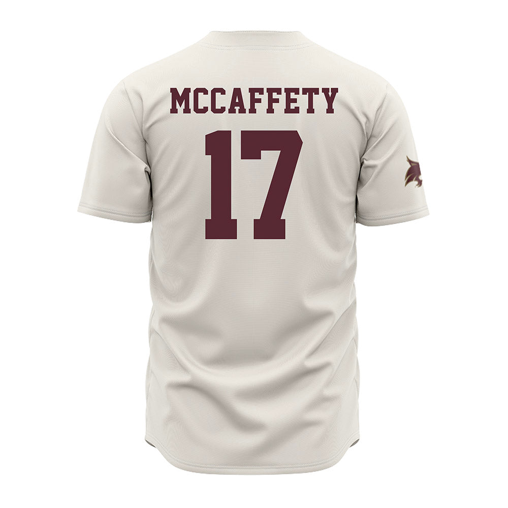Texas State - NCAA Baseball : Rhett Mccaffety - Baseball Jersey