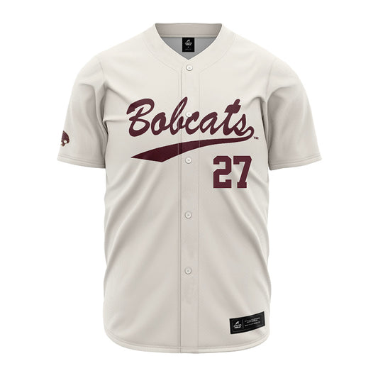 Texas State - NCAA Baseball : Otto Wofford - Baseball Jersey Cream