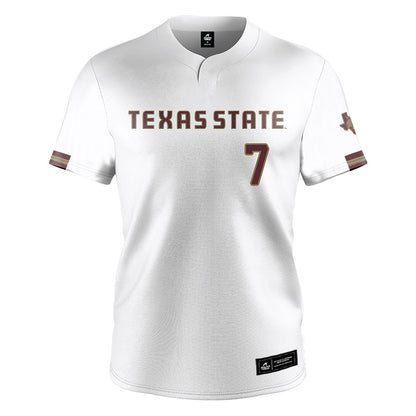 Texas State - NCAA Baseball : Daylan Pena - Baseball Jersey