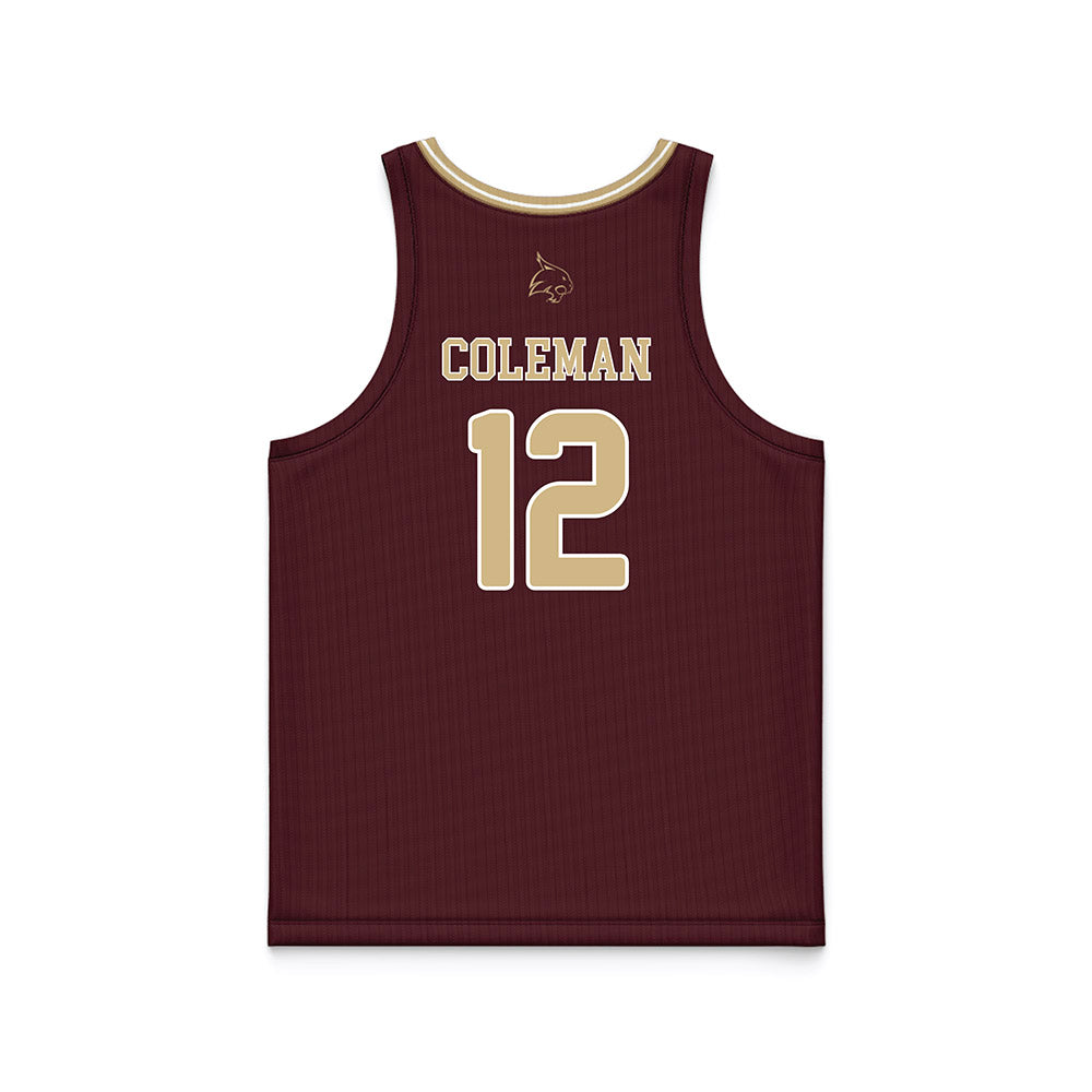 Texas State - NCAA Women's Basketball : Julia Coleman - Basketball Jersey