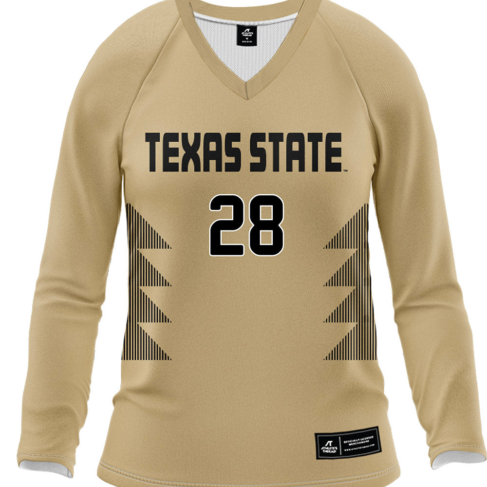 Texas State - NCAA Women's Soccer : Annabelle Fisher - Soccer Jersey
