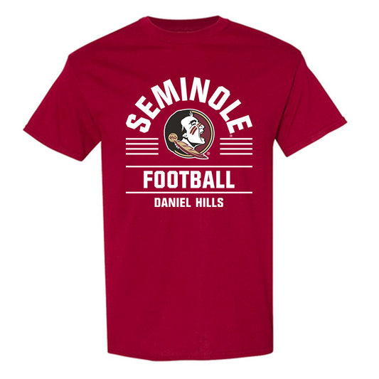 FSU - NCAA Football : Daniel Hills - Garnet Classic Fashion Shersey Short Sleeve T-Shirt
